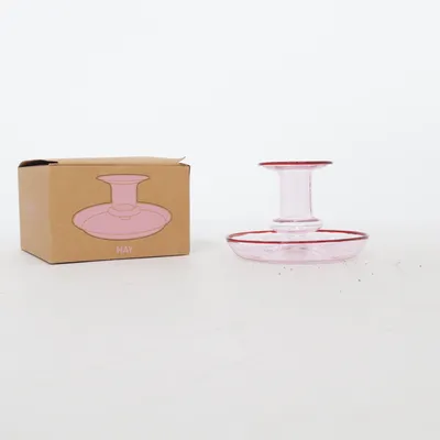 Candle holder (Pink) from HAY