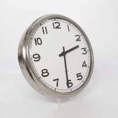 Wall clock (Silver, White) from IKEA