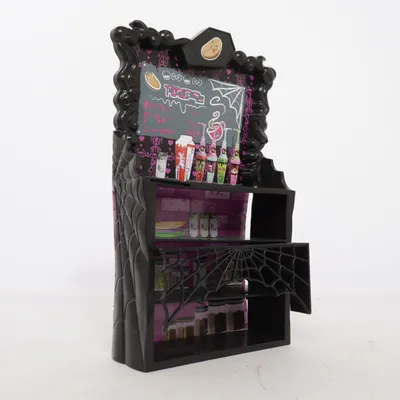 Dollhouse furniture (Monster High Coffin Bean Coffee Shop) from Mattel