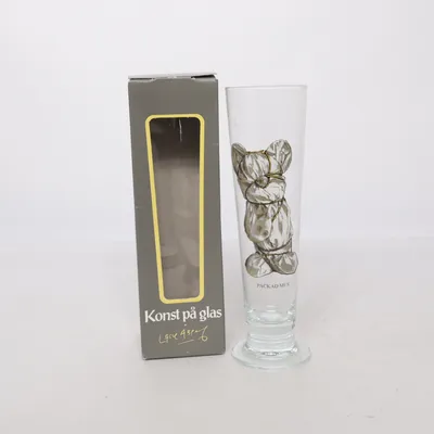 Dricksglas (Ölglas) från Lasse Åberg