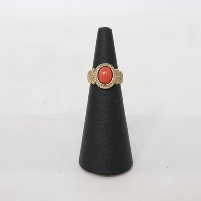 Bague (Or, Rouge) Métal inconnu