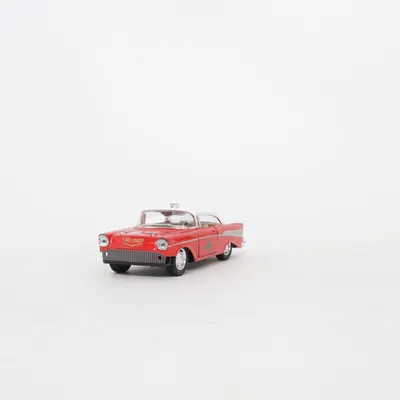 Toy car (Red, White) from Kinsmart