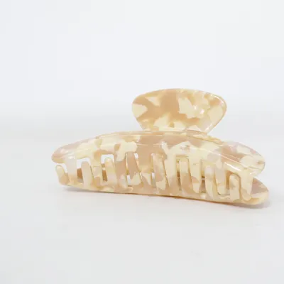 Hårklämma (Beige, Vit)