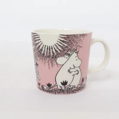 Mug (Pink, White) from Moomin by Arabia