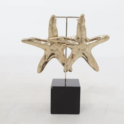Earrings (Gold) Unknown metal