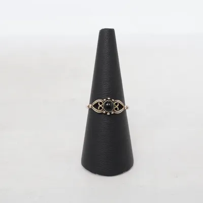 Ring (Zwart, Goud) Onbekend materiaal