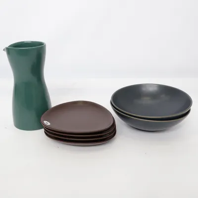 Tableware (Gray, Brown, Green) from Höganäs