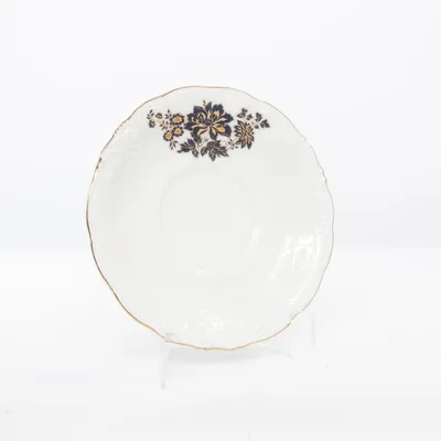 Small plate (White, Blue, Gold) from Bavaria