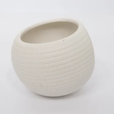 Hanging flower pot (White)