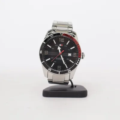 Polshorloge (Zilver, Zwart, Rood) van Tommy Hilfiger