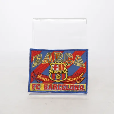Tygmärke (Blå, Röd, Gul) från FC Barcelona