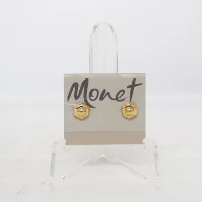 Boucles d'oreilles (Or) de Monet Métal inconnu