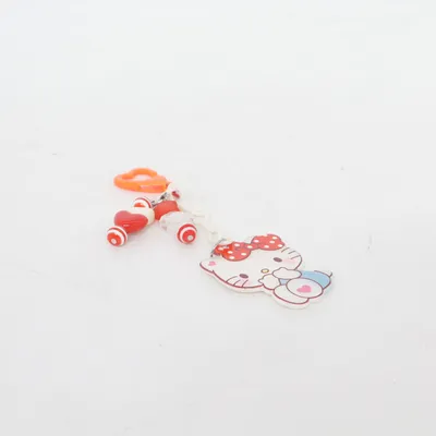 Nøglering (Hvid, Rød, Blå) fra Hello Kitty