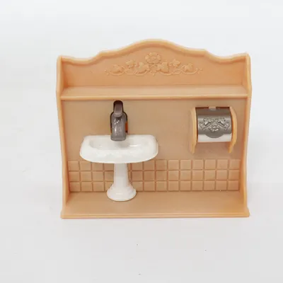Dockskåpsmöbler (Beige, Vit)
