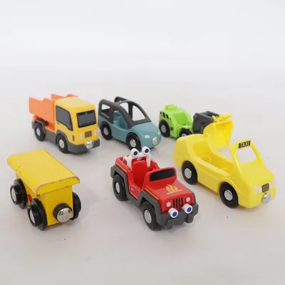 Legetøjsbil (Gul, Orange, Sort) fra Playtive