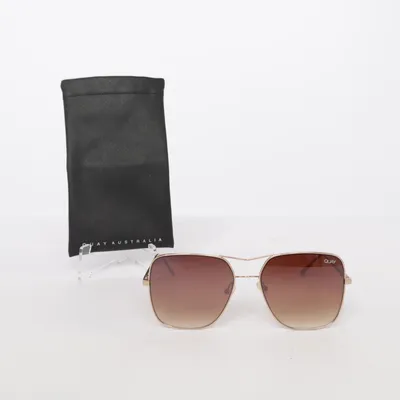 Sunglasses (Gold) from Quay Australia