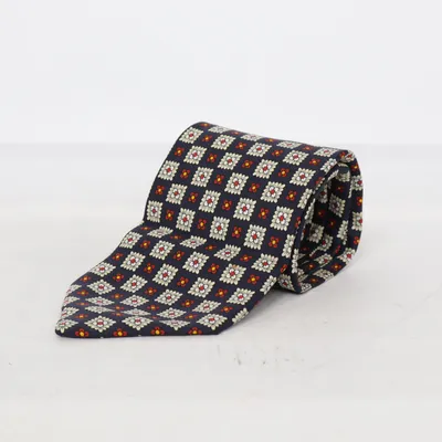 Stropdas (Blauw, Meerkleurig) van Edsor Kronen Zijde