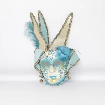 Maskerade masker (Blå, Flerfarvet)