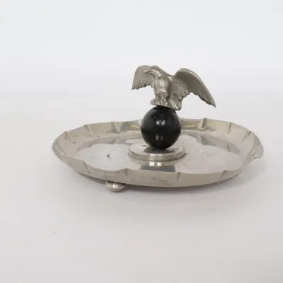 Ashtray (Silver, Black) from Svenskt Tenn