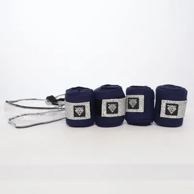 Hästtillbehör (Blå, Silverfärgad)