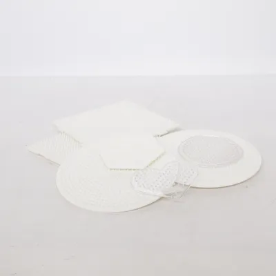 Pärlplatta (Vit, Transparent)