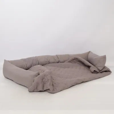 Husdjurssäng (Grå, Beige)