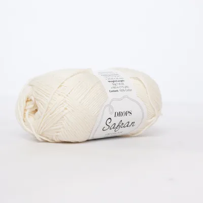 Garn (Vit) från Drops