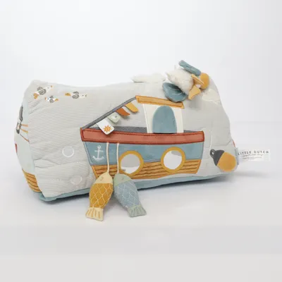Support pillow (Gray, Multicolored) from Little Dutch