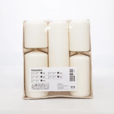 Stompkaarsen (Wit) van IKEA