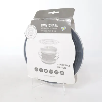 Barnservis (Divided Plate & Lid) från Twistshake
