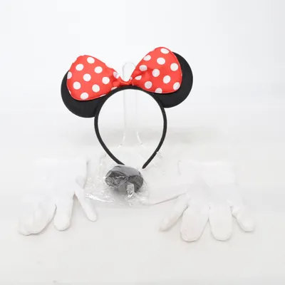 Maskeradtillbehör (Svart, Vit, Röd)