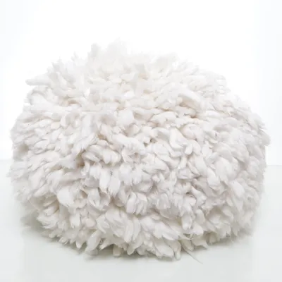 Poef (Wit) van Maisons du Monde