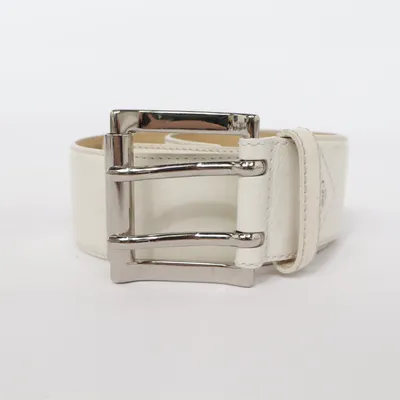 Ceinture (Blanc) de Longchamp Cuir