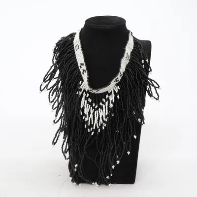 Choker (Black, White) Unknown metal