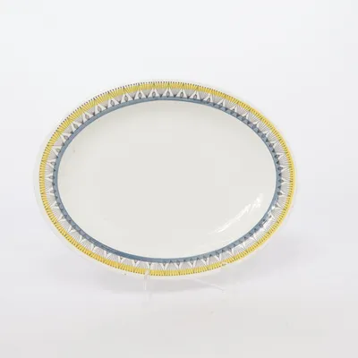 Serveringsfat (Vit, Flerfärgad) från Gefle
