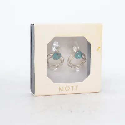Oorbellen (Groen, Goud) van MOTF Onbekend materiaal