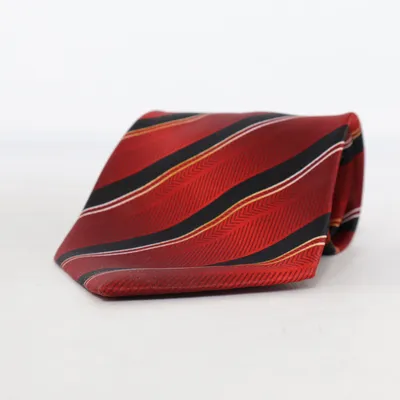 Stropdas (Rood, Zwart, Wit) van Kailong Zijde