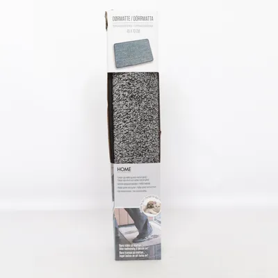 Deurmat (Grijs) van Home Katoen, Polyester