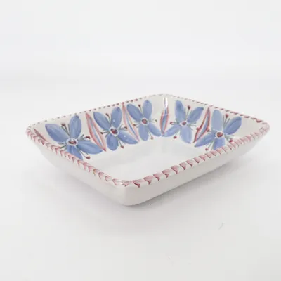 Serving bowl (White, Blue, Multicolored) from Laholm Keramik