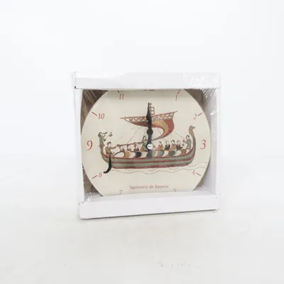 Wall clock (Multicolored, White)