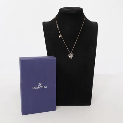 Halsband (Guldfärgad, Svart, Flerfärgad) från Swarovski Okänd metall
