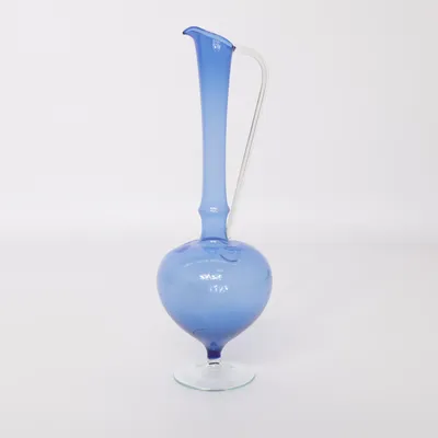 Vas (Blå, Transparent)