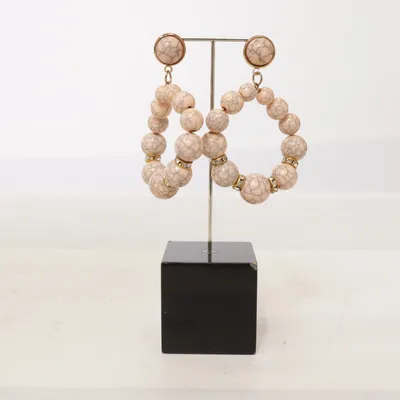 Earrings (Pink) Unknown metal