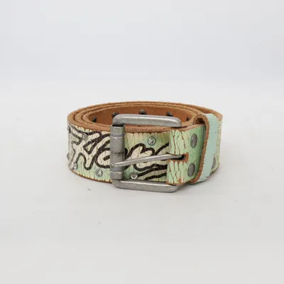 Riem (Groen, Meerkleurig) van Ed Hardy Leer