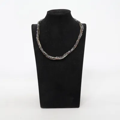 Necklace (Black, Brown) from East Unknown metal