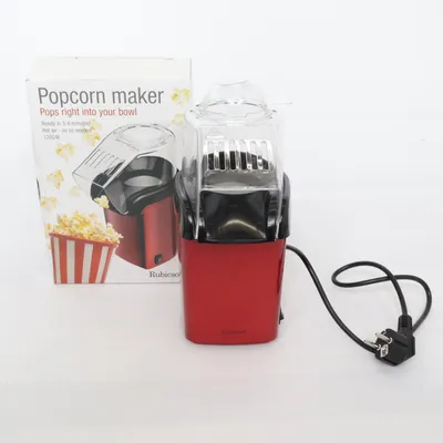 Popcornmaskine (Rød) fra Rubicson