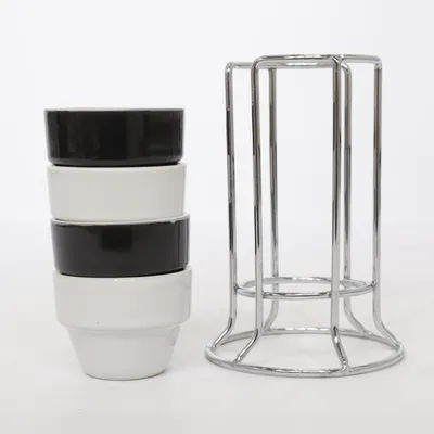 Sakeglas (Svart, Vit)