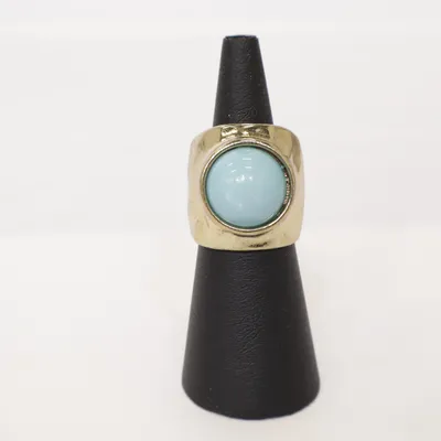 Ring (Gold, Blue) Unknown metal