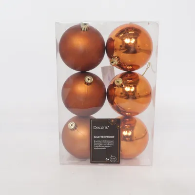 Weihnachtsbaumkugeln (Shatterproof) von Decoris