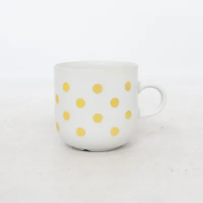 Mugg (Vit, Gul)